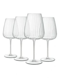 Luigi Bormioli Optica Bordeaux 700ml 4 Pack -Cutlery Shop 844281190 3 1 720x928