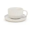 Amana Tea Cup & Saucer 240ml White 1 Amana Tea Cup & Saucer 240ml White -Cutlery Shop 848590480 1 720x928