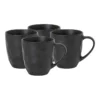 Napier Mug Set 330ml Set Of 4 Black -Cutlery Shop 848602090 1 720x928