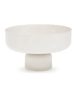Amana Footed Fruit Bowl 26cm White