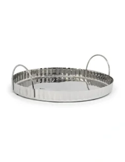 Parker Round Bar Tray With Handles 33cm