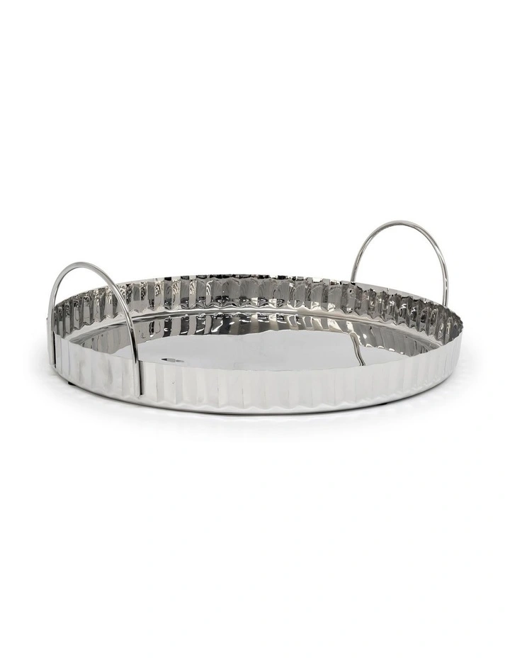 Parker Round Bar Tray With Handles 33cm 3 Parker Round Bar Tray With Handles 33cm