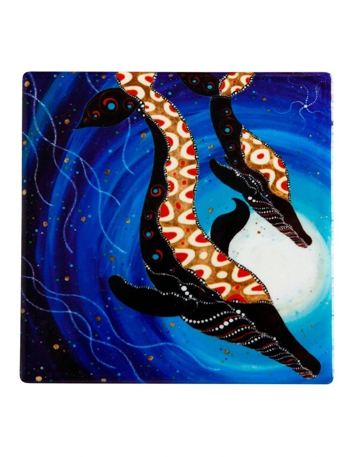 Maxwell & Williams Melanie Hava Journeys Ceramic Coaster 10cm Whales 3 Maxwell & Williams Melanie Hava Journeys Ceramic Coaster 10cm Whales