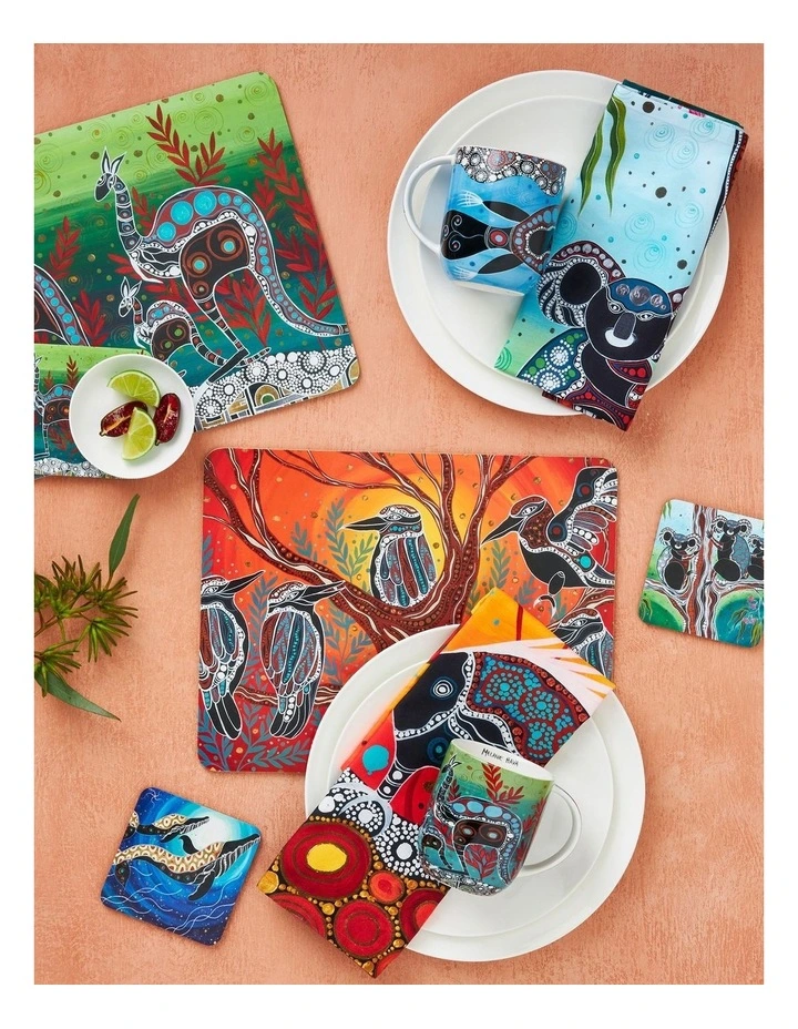 Maxwell & Williams Melanie Hava Journeys Ceramic Coaster 10cm Whales 4 Maxwell & Williams Melanie Hava Journeys Ceramic Coaster 10cm Whales - Image 2