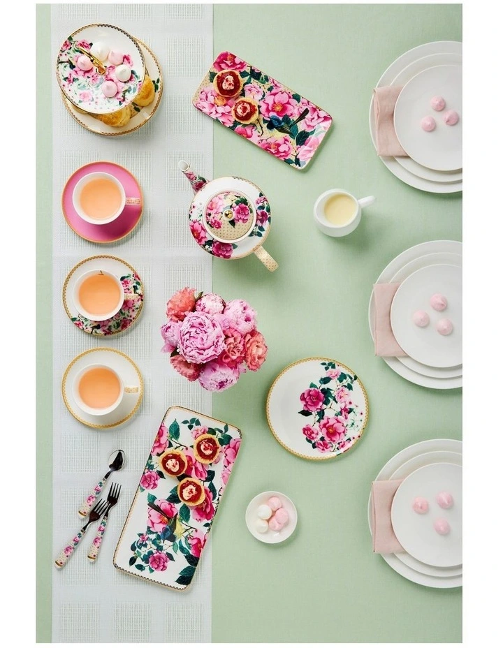 Maxwell & Williams Teas & C's Silk Road Teapot With Infuser 500ML White Gift Boxed 4 Maxwell & Williams Teas & C's Silk Road Teapot With Infuser 500ML White Gift Boxed - Image 2