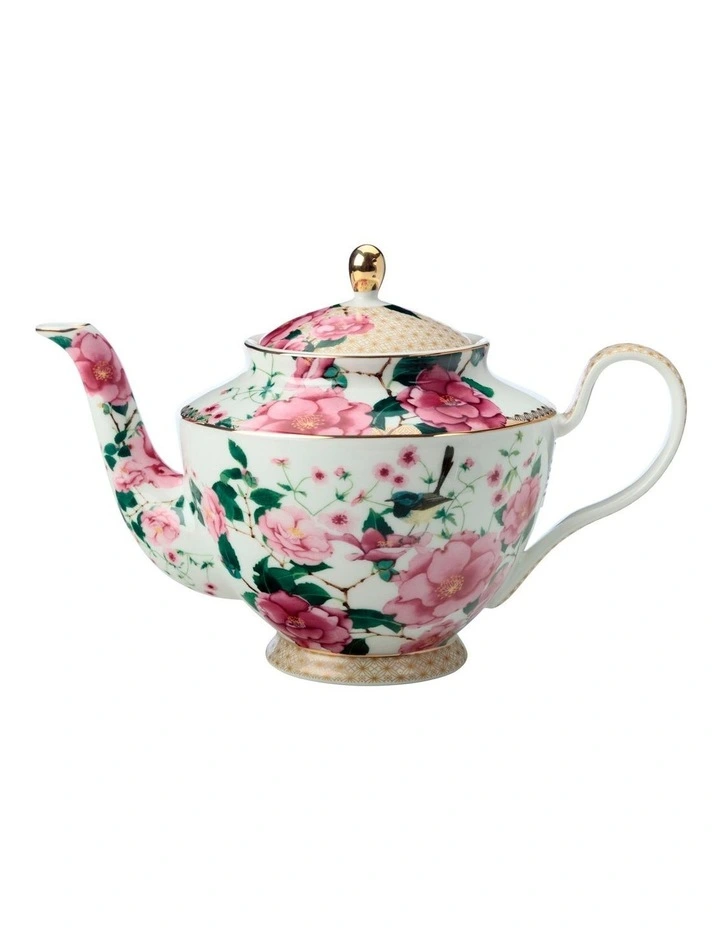 Maxwell & Williams Teas & C's Silk Road Teapot With Infuser 1lt White Gift Boxed 3 Maxwell & Williams Teas & C's Silk Road Teapot With Infuser 1lt White Gift Boxed