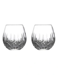Waterford Lismore Nouveau Stemless Light Red Pair 420ml
