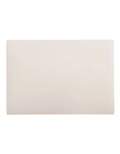 Maxwell & Williams Table Accents Leather Look Cowhide Placemat 43x30cm Ivory
