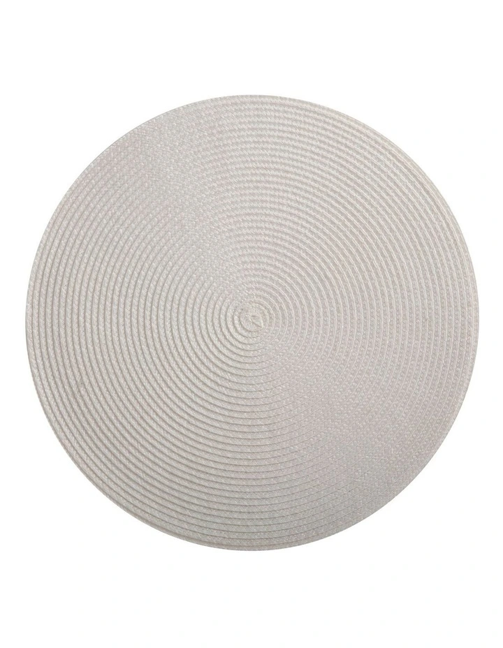 Maxwell & Williams Table Accents Round Placemat In White 3 Maxwell & Williams Table Accents Round Placemat In White