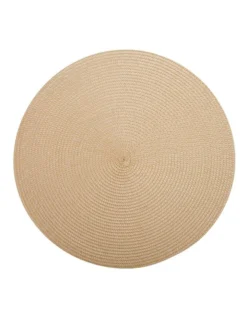 Maxwell & Williams Table Accents Round Placemat In Sand