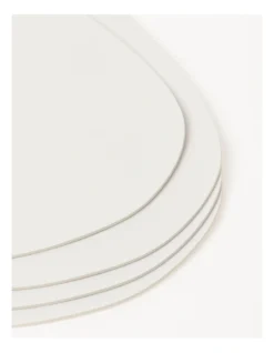 Leather Look Placemat White -Cutlery Shop 864790570 3 720x928