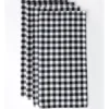 Heritage Gingham Napkin Set Of 4 In Black -Cutlery Shop 865766980 1 720x928