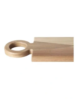 The Entertainer Serving Board Long Elm Wood -Cutlery Shop 866603350 2 720x928