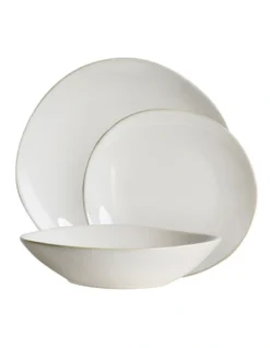 Mason 12 Piece Dinner Set White