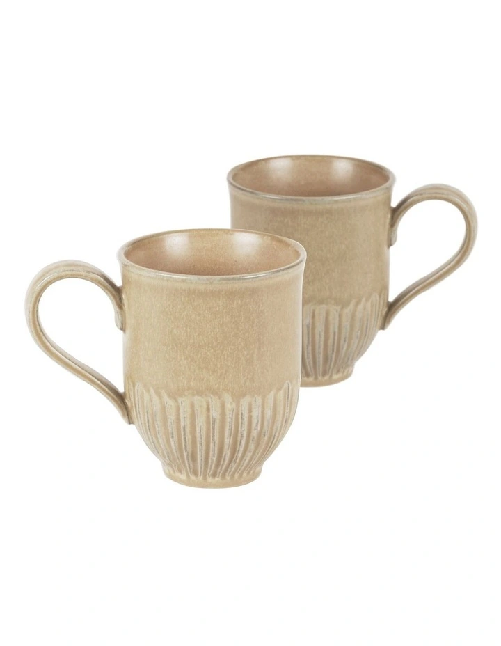 Crafted Mug Set Of 2 Umber 3 Crafted Mug Set Of 2 Umber
