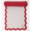 Heritage Florence Scalloped Edge Table Runner In Red And White 1 Heritage Florence Scalloped Edge Table Runner In Red And White -Cutlery Shop 866999440 1 720x928