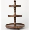 Heritage Wooden 3-Tier Stand 30x46cm In Walnut -Cutlery Shop 868472380 1 720x928