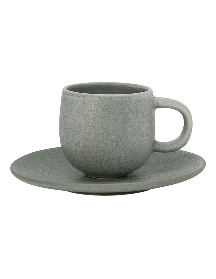 Hue Espresso Cup & Saucer 85ml/12cm Set Of 6 Leaf 3 Hue Espresso Cup & Saucer 85ml/12cm Set Of 6 Leaf