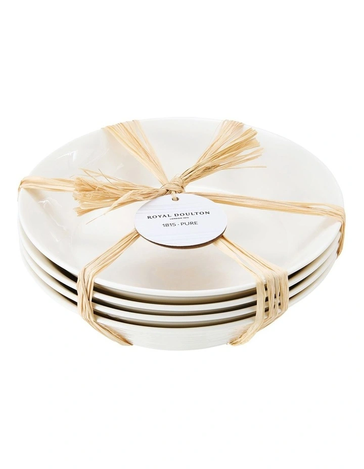 Royal Doulton 1815 Pure 23cm Set Of 4 Bowls In White 7 Royal Doulton 1815 Pure 23cm Set Of 4 Bowls In White - Image 5