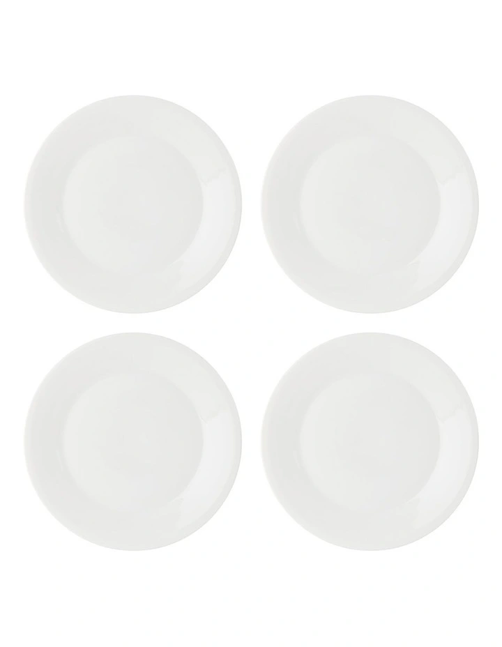 Royal Doulton 1815 Pure 23cm Set Of 4 Plates White 3 Royal Doulton 1815 Pure 23cm Set Of 4 Plates White