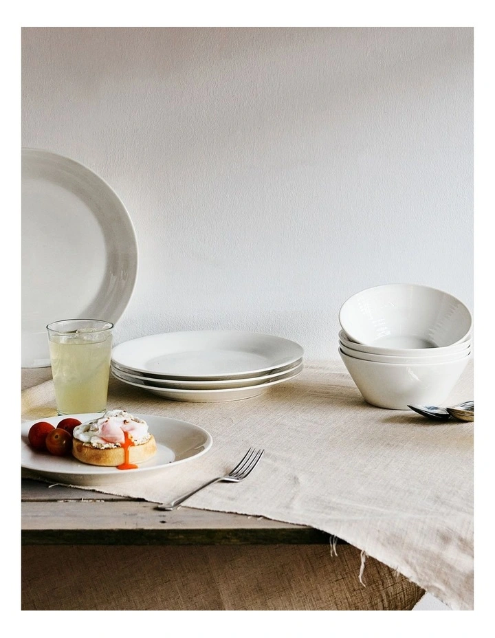 Royal Doulton 1815 Pure 23cm Set Of 4 Plates White 4 Royal Doulton 1815 Pure 23cm Set Of 4 Plates White - Image 2