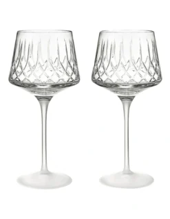 Waterford Lismore Arcus 420ml Set Of 2 Wine Glasses