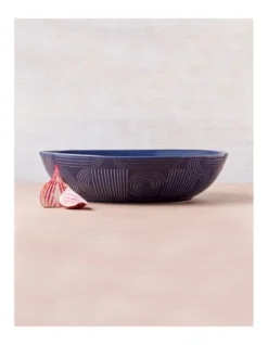 Maxwell & Williams Arc Oval Serving Bowl 32x27cm Indigo Blue Gift Boxed -Cutlery Shop 884307790 3 720x928