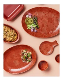Maxwell & Williams Arc Oval Platter 41x30cm Terracotta Gift Boxed -Cutlery Shop 884308240 4 720x928