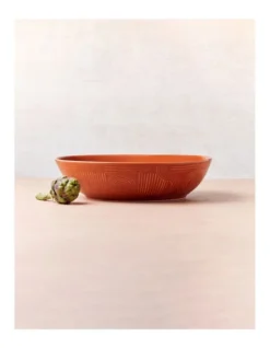Maxwell & Williams Arc Oval Serving Bowl 32x27cm Terracotta Gift Boxed -Cutlery Shop 884308330 3 720x928