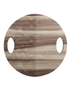 Maxwell & Williams Arc Serving Board Round 36cm Natural