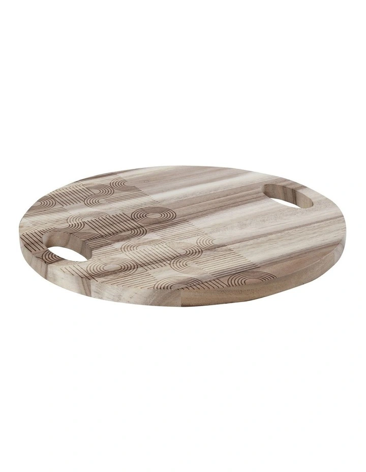 Maxwell & Williams Arc Serving Board Round 36cm Natural 4 Maxwell & Williams Arc Serving Board Round 36cm Natural - Image 2