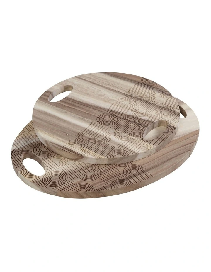 Maxwell & Williams Arc Serving Board Round 36cm Natural 5 Maxwell & Williams Arc Serving Board Round 36cm Natural - Image 3