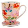 Maxwell & Williams Gabby Malpas Posey Mug & Coaster Set Japonica Joy Gift Boxed -Cutlery Shop 884316340 1 720x928