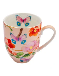 Maxwell & Williams Gabby Malpas Posey Mug & Coaster Set Japonica Joy Gift Boxed -Cutlery Shop 884316340 3 720x928