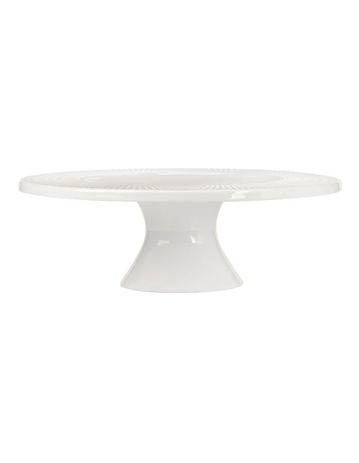 Maxwell & Williams White Basics Diamonds Footed Cake Stand 25cm Gift Boxed 3 Maxwell & Williams White Basics Diamonds Footed Cake Stand 25cm Gift Boxed