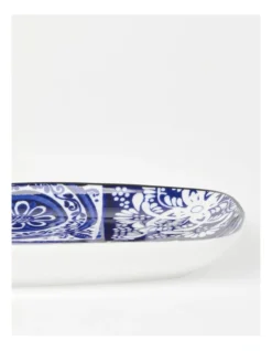 Heritage Mosaic Tile Serving Platter Rectangular In Blue -Cutlery Shop 896205610 3 3 720x928