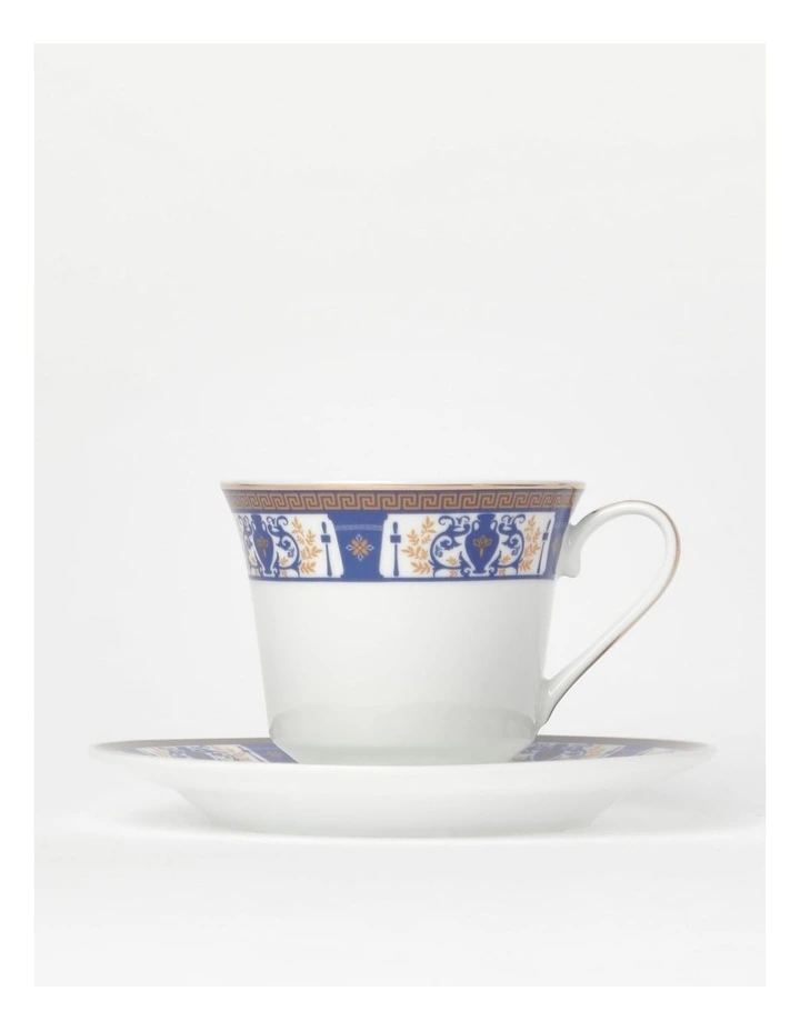 Heritage Grecian Blue Urn Cup & Saucer 3 Heritage Grecian Blue Urn Cup & Saucer