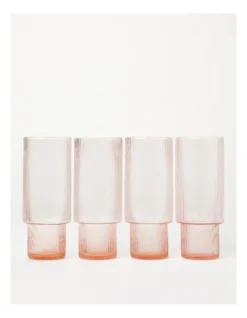 Ritual High Ball Set Of 4 In Pink -Cutlery Shop 896253670 3 720x928