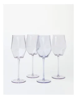 Geo Red Wine Glass Set Of 4 In Purple Heather 10 Geo Red Wine Glass Set Of 4 In Purple Heather -Cutlery Shop 896255380 4 720x928