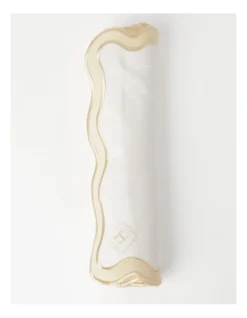 Heritage Florence Scalloped Edge Table Runner With Gold Rim 9 Heritage Florence Scalloped Edge Table Runner With Gold Rim -Cutlery Shop 896720950 4 720x928