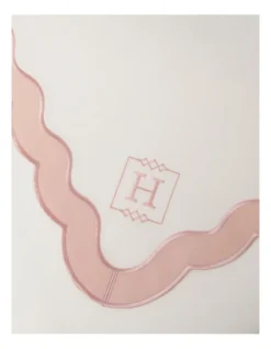 Heritage Florence Scalloped Edge Tablecloth In Pink/White 5 Heritage Florence Scalloped Edge Tablecloth In Pink/White -Cutlery Shop 896721040 2 720x928