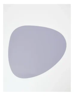 Leather Look Placemat In Purple Heather