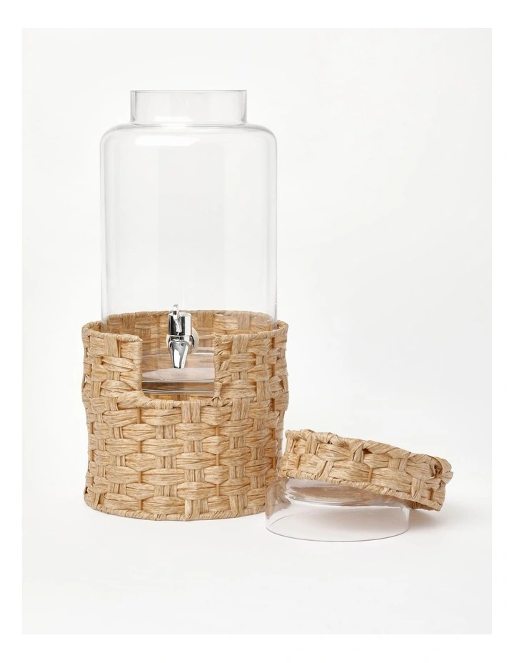 Burleigh Rattan Drink Dispenser 5L With Lid 5 Burleigh Rattan Drink Dispenser 5L With Lid - Image 3