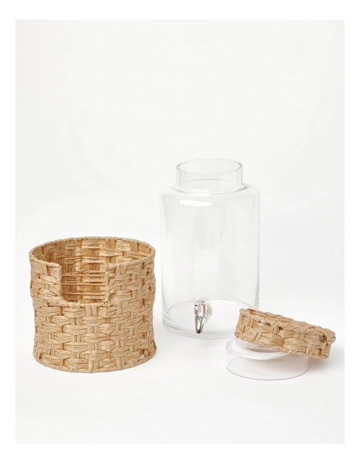 Burleigh Rattan Drink Dispenser 5L With Lid 6 Burleigh Rattan Drink Dispenser 5L With Lid - Image 4