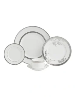 Wedgwood Vera Wang Lace 10 Piece Set In White/Platiumn