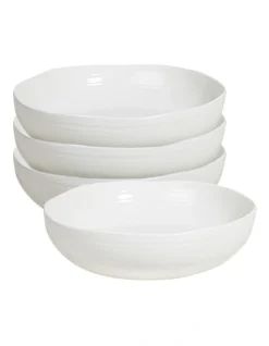 Make & Made Dinner Bowl Set Of 4 In White