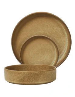 Form 12 Piece Dinner Set Rust