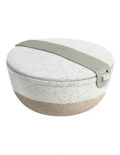 Mindful Health Bowl In Olive/Cream