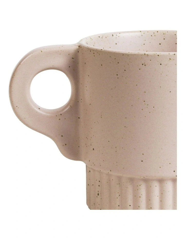 Robert Gordon X MoVida Mug Ornate Handle 350ml In Mauve 4 Robert Gordon X MoVida Mug Ornate Handle 350ml In Mauve - Image 2