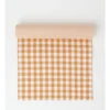 Heritage Gingham Runner In Orange -Cutlery Shop 911209060 1 720x928